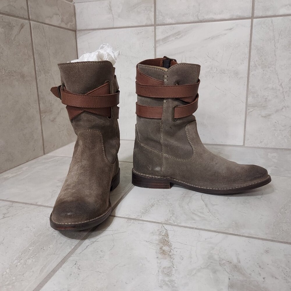 Frye Shirley Strappy Short Boots, size 5.5 M